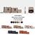 Kits 3 Bolsas Feminina (Bolsa maior+Bolsa média+Carteira)