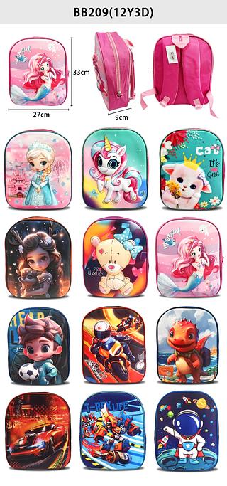 Kits de 3 Mochilas Escolar