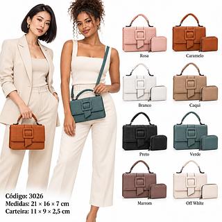 Bolsa Feminina + Carteira