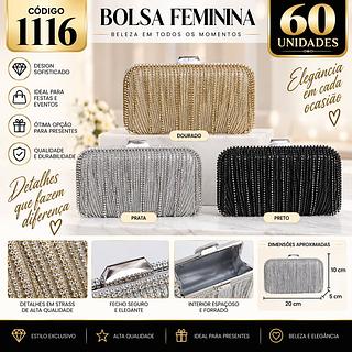 Bolsa de festa com brilho