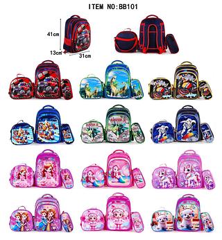 Mochila Escolar (MOCHILA +BOLSA TERMICA + ESTOJO)